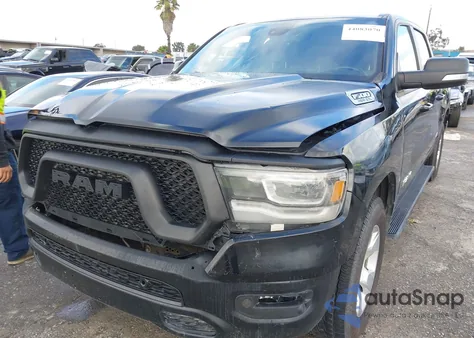 2021 Ram 1500 Big Horn 4X4 5'7 Box from USA, damaged, VIN 1C6SRFFT3MN64364